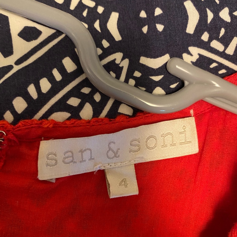 Anthropologie San & Soni eyelet/crochet dress - Picture 4 of 4